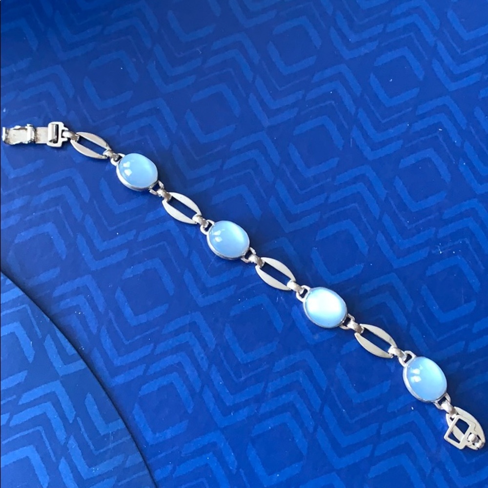 VINTAGE SIGNED “wRe STERLING” 1940’s BRACELET